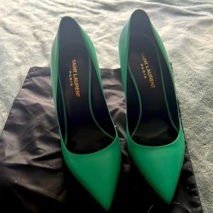 Saint Laurent Pumps, Size 39 , Green
